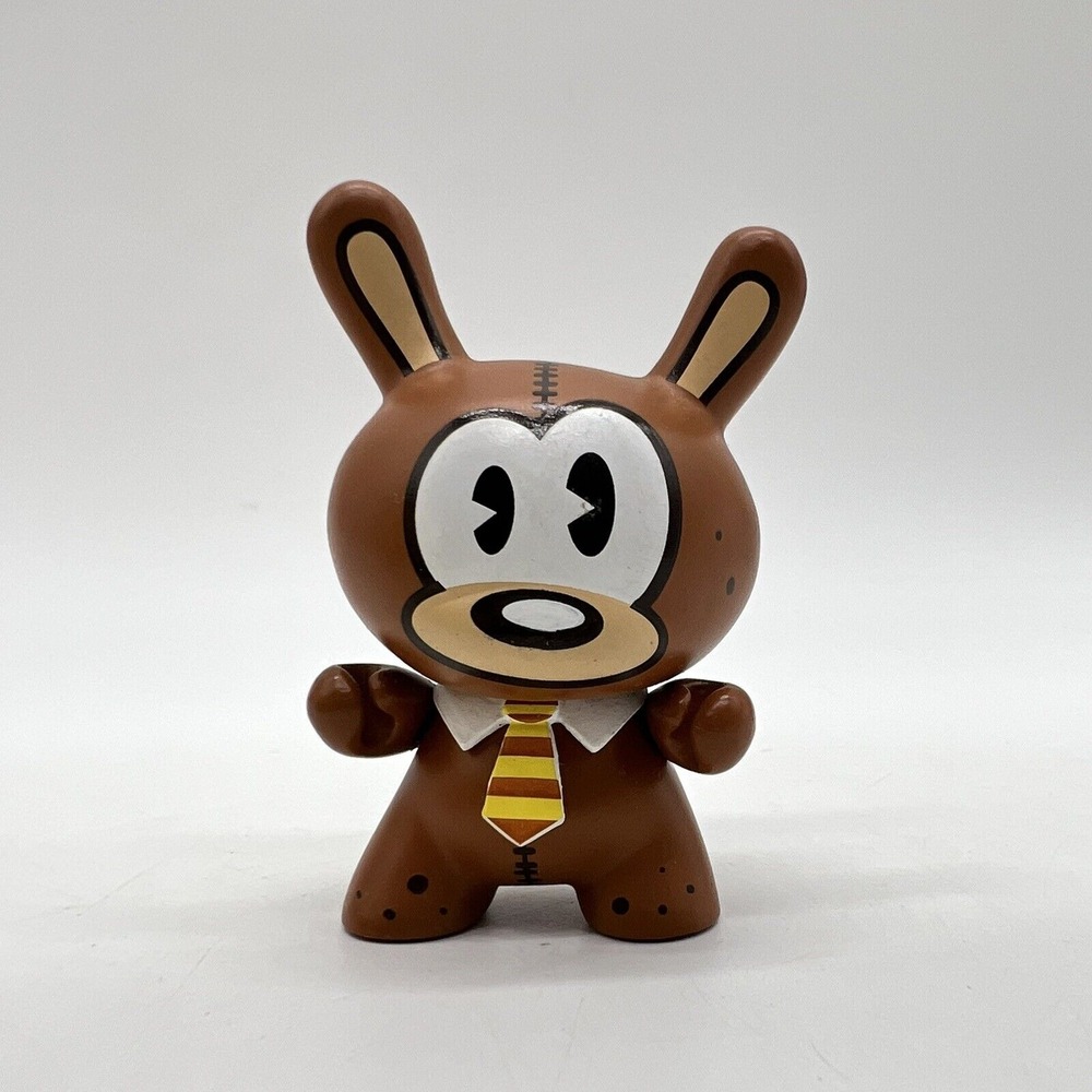 Kidrobot Dunny 2005 Series 2 Brown Bear by Tristan Eaton‎ 3" Vinyl Figure Loose